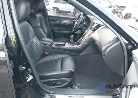 2018 Infiniti Q50 3.0T Red Sport 400 from USA, damaged, VIN JN1FV7AR8JM480366